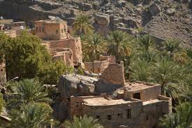 Misfah Al Abreyeen, village de l'Hajar, en privé