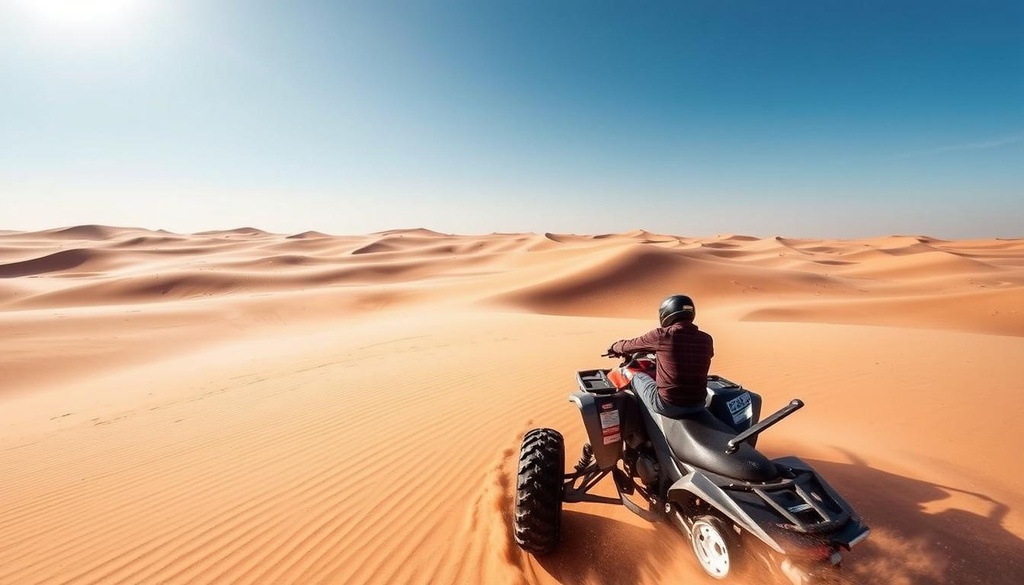 Balade en quad dans les dunes du désert